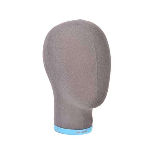 Dear Model Fabric Covered Bald Mannequin Head Wig Making Styling Mannequin Head Manikin Head Display Head (LMX23)