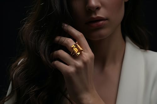 Bague citrine argent véritable : finis les bijoux ternes - 4