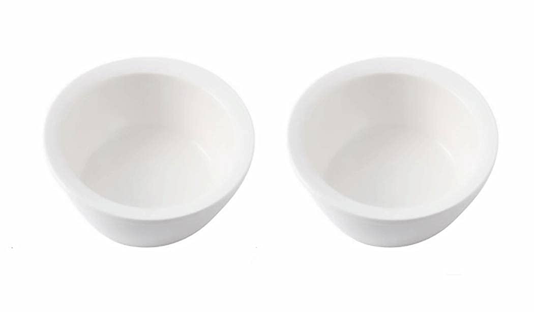 Replacement Ceramic Bowls 5.5 inch Ceramic Bowl-2 Bowls White