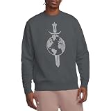new boundary designs, inc. Star Trek Terran Empire Crew Sweatshirt Sudadera, Gris Oscuro, XL Unisex Adulto