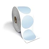 2” Circle Direct Thermal Perforated Stickers Labels for Barcodes, Address, Small Business...