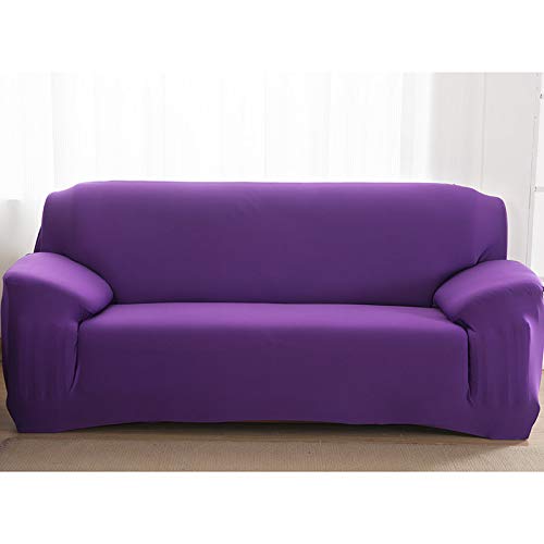 Funda elástica de sofá color blanco protector de muebles moderno de 1 a 4 plazas