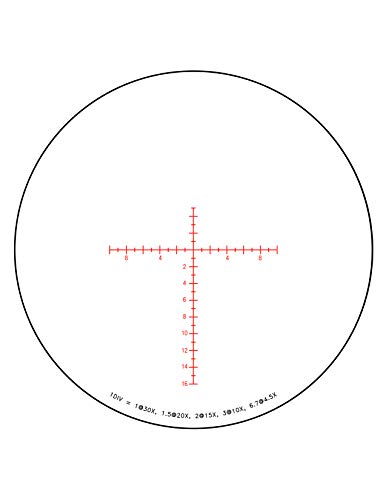 Image of Trijicon Tenmile First Focal Plane (FFP) Riflescope with Red /Green MRAD Precision Tree Reticle