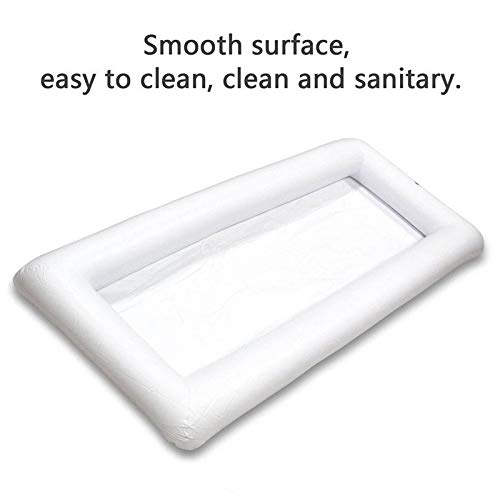 Inflatable Beer Table Pool Float Summer Water Party Air Mattress Ice Bucket Serving/Salad Bar Tray F