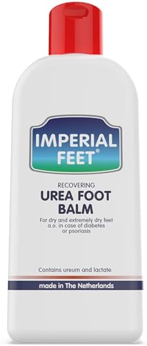 Imperial Feet Urea Foot Balm - Natural Urea Cream for Foot Care Cracked Heel Repair Rough Skin Dryness Calluses - Cleansing Exfoliant - Wild Herb Extract - 5.07oz