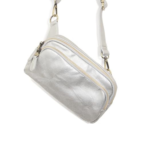 Image of Joy Susan Womens Fashion Purse Kylie Double Zip Sling Belt Bag