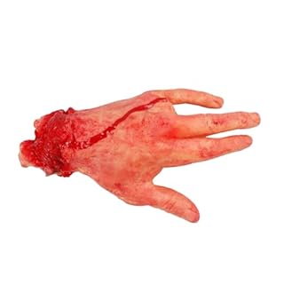 XNHIU Halloween Severed Short Arm Broken Arm Halloween Prop Halloween Broken Arm Scary Body Parts Halloween Fancy Dress Accessory for Halloween Zombie Party Decorations