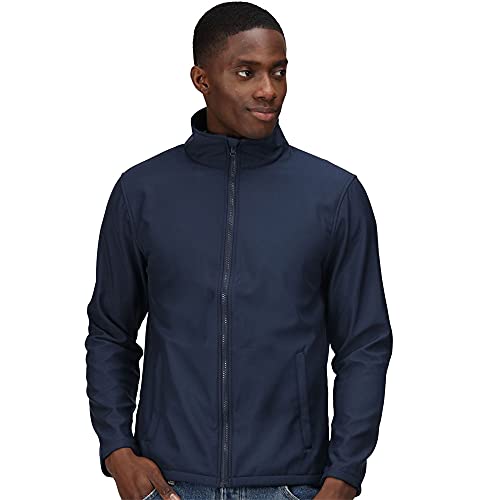 Image of Regatta Professional Mens Eco Ablaze Softshell Jacket, Navy, XL EU