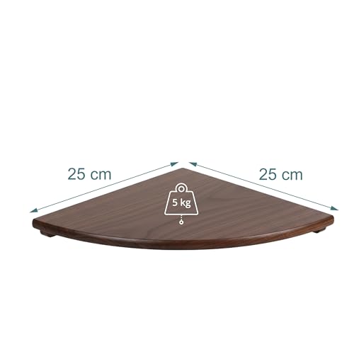 Étagère murale d'angle pour optimiser les petits coins