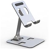 【Compatibile con le Custodie del Telefono】Questo supporto per telefono cellulare da scrivania è adatto a telefoni con custodia fino a 0,74 pollici di spessore. Assicurarsi che lo spessore del dispositivo non sia superiore a 19 mm (0,74