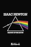 Nerdy Isaac Newton Prism Gravity of the Moon Rock Music Geek Notebook: Blank Lined PI Day Notebook Gift 6x9 inchs, 110 Pages for Math Lover And Math ... Organizing Writing and Brainstorming.