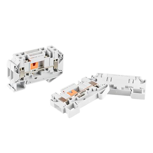 Conector eléctrico de carril Din UK6-T con tornillo para cable de conexión 4