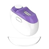 Automatischer Nagelknipser, 2-stufige Anpassung, Nagelschneider mit Licht, Fingernagel-Polierschneider, für Männer, Frauen, Senioren, Kinder, Zuhause, Reisen, Maniküre