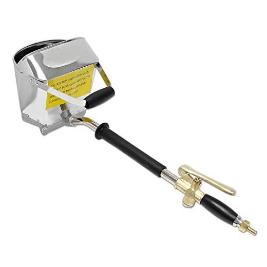 Wisamic Cement Mortar Sprayer Gun for Wall and Ceiling - Stucco Sprayer 4 Jet Gun Plaster Sprayer Hopper Wall Painting Tool, Dual Use
