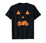 Halloween Pumpkin Motorcycle Jack-o-lantern T-shirt Costume T-Shirt