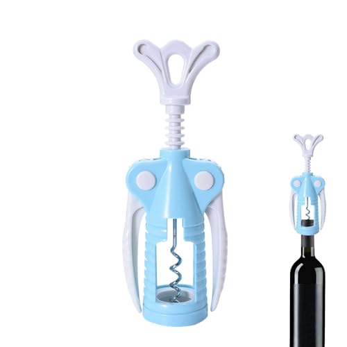 Sacacorchos de vino, abridor de botellas de vino - Abridor de botellas de de doble ala - Sacacorchos Manual para, abridores de corcho manuales con alas para accesorios de Bar doméstico