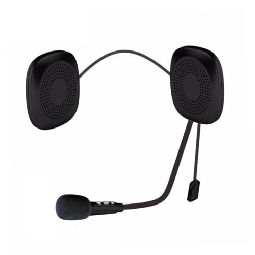 HOMSFOU 1Pieza Auriculares BT para Casco De Motocicleta con Micrófono Inalámbricos para Sonido Excelente y Durabilidad Compatible con Uso Prolongado