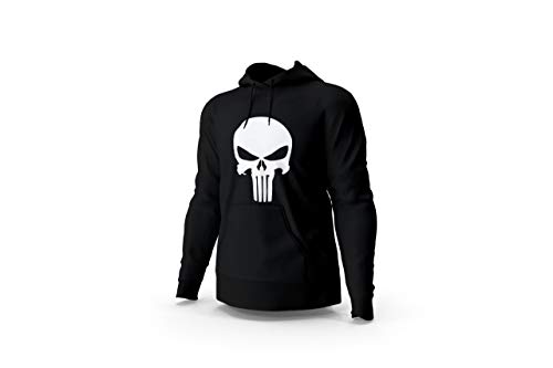 Blusa Moletom Casaco O Justiceiro Preto Unissex