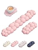 Wrist Rest for Keyboard and Mouse, Computer Ergonomic Wrist Support Pad, Soft Memory Foam Arm Cushion for Desk, Palm Hand Office Laptop Typing-Pink