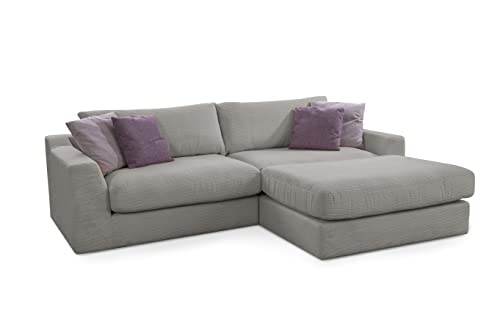 Fiona Angolo 277 x 90 x 199 cm larghezza x altezza x profondità argento