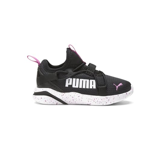 PUMA Softride Rift Slip On Speckle INF Girls' Infant-Toddler Slip On 6 M US Toddler Black-White-Mauve