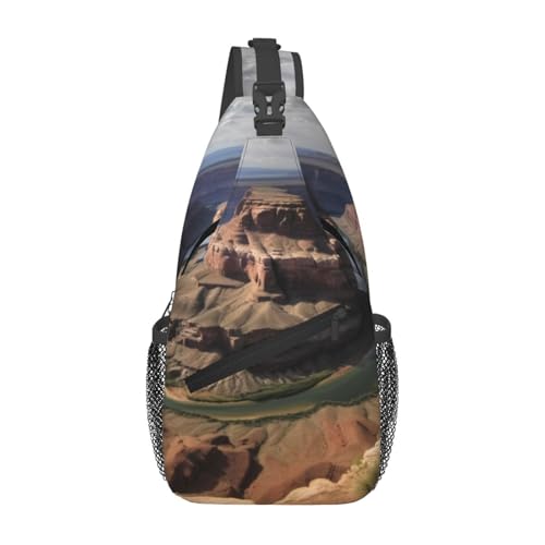 Bolso cruzado estilo cross chest para hombre y mujer miniatura 1