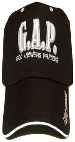 God Answers Prayer G.A.P. Christian hat