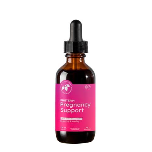 Mountain Meadow Herbs Preterm Pregnancy Support Herbal Calming Blend for Pregnancy Wellness and Comfort 2 oz