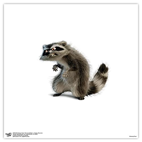 Trends International Gallery Pops Disney Pixar The Incredibles 2 - Rocky Raccoon Wall Art Wall Poster, 12