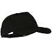 e4Hats.com New Big Size High Profile Twill Cap - Black OSFM
