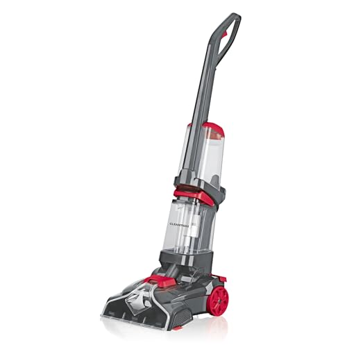 CLEANmaxx Nettoyeur de tapis | 3 en 1 : Laver, nettoyer, aspirer | Aspirateur à eau avec brosses...