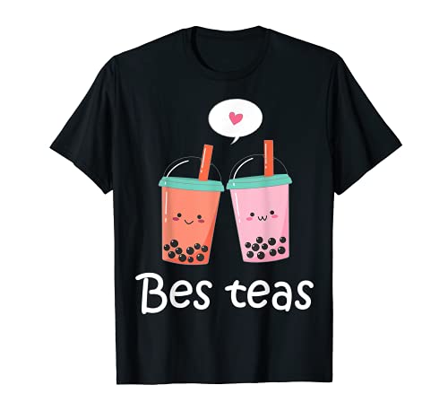 Bes Teas – Dolce Bubble Tea Cute Boba Kawaii Best Friends Maglietta
