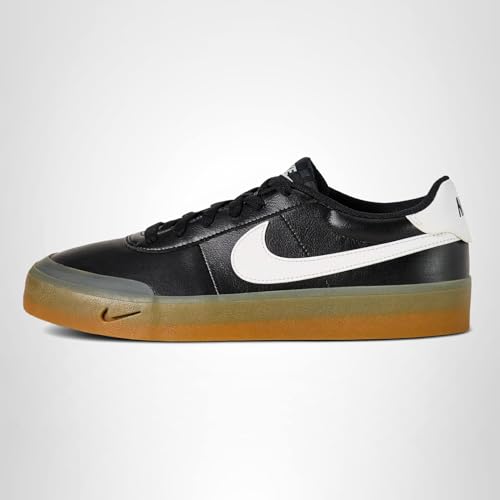 Nike Men's Court Shot Shoes, Black/White-Gum Light Brown, 10.5