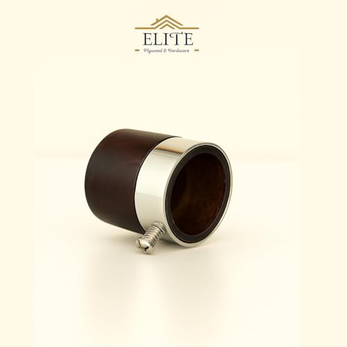 Image of Urban Elite Premium Wooden Curtain End Cap - Elegant Decorative Rod Finial for Window Drapes, Smooth Finish, Durable & Stylish, Perfect for Home & Office Decor (Round, Wooden, Medium)