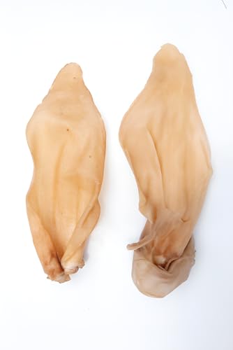 Frigera Büffelohren mit Muschel 250g – Natürliche, Proteinreiche Leckerlis für Hunde, Gluten- und Getreidefrei, Hochwertige Hundesnacks ohne Zusatzstoffe