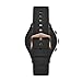 Fossil Men's Sport Heart Rate Metal and Silicone Touchscreen Smartwatch, Color: Grey, Black (FTW4019)