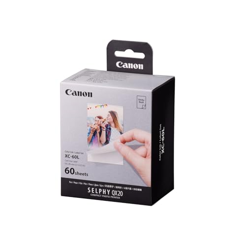 美品】Canon SELPHY QX20 グレー/カードラベル2種35枚 楽天市場