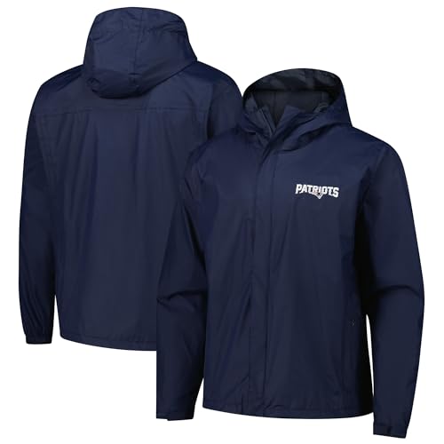 Image of Dunbrooke Men's NFL Tropic Waterproof Packable Full-Zip Hoodie Jacket
