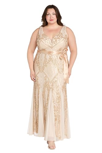 Image of R&M Richards Women's Aurora Dreamscape Gown