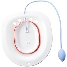 CALLARON Sitz Bath for Postpartum Care Collapsible Toilet Basin for Relief Comfortable Design with Vent Easy to Standard Toilets for Women