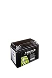 TECNO-GEL Motorrad-Batterie YB4L-B, 12V Gel-Batterie 5Ah (DIN 50411), 120x71x91 mm inkl. Pfand