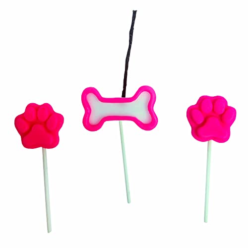 iPet Vela Para Aniversário Ipet Happy Dog Rosa Ipet Para Cães