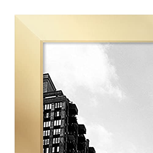 Americanflat 11X17 Gold Picture Frame - Legal Sized Paper Display. - Engineered Wood With Shatter Resistant Glass - Horizontal And Vertical Formats For Wall #TOP6