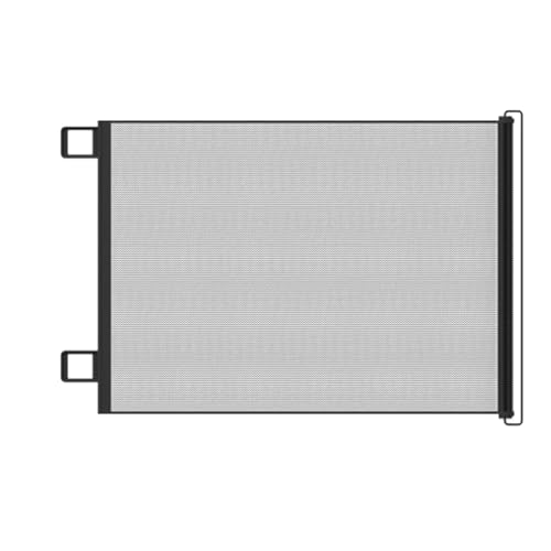 Cancello estensibile per interni - Recinzione di sicurezza senza trapano per cani, bambini, animali domestici | Cancello protezione animali regolabile per scale, terrazzo, soggiorno, camera da