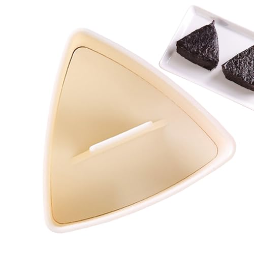 Dreieckiger Reis-/Reisbereiter – für Onigiri, glatte Presse, antihaftbeschichtetes Sushi, wiederverwendbar, kompaktes Zubehör, praktisches Utensil | Comfortab Griff