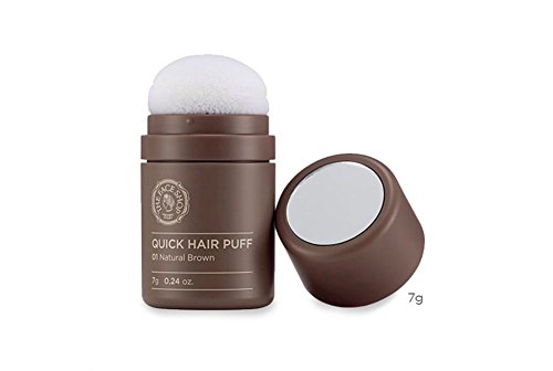 The Face Shop Quick Hair Puff Hair Line Touch Waterproof 7G(0.24Oz) (Dark Brown)