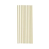 10 piezas de varillas de latón redondas de 1,6 2 3 mm de diámetro, barra redonda de latón macizo de 100 250 mm, varilla de latón for materiales de fabricación de modelos de hardware(3x100mm)