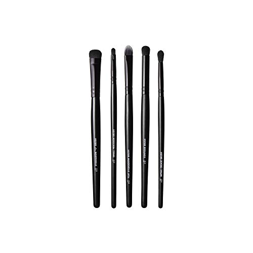 e.l.f. Cut Crease Eye Brush Kit 5Piece Set, Synthetic