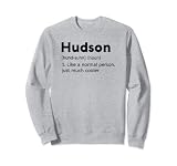 Hudson Nombre Definición Chicos Divertido Cool Normal Persona Sudadera