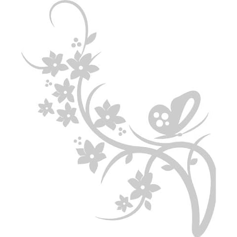 Butterfly Etch Effect, Frosted Vinyl Window Sticker Cover